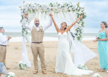 Classic Beach Wedding Package ceremony